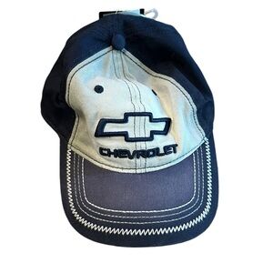 Official GM Chevrolet Hat Men Adjustable Strap Baseball Cap Embroidered Logo NWT